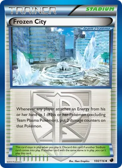 Frozen City card from Plasma Freeze, number 100/116