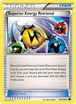 Superior Energy Retrieval card from Plasma Freeze, number 103/116