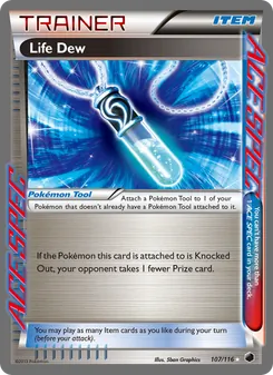 Life Dew card from Plasma Freeze, number 107/116