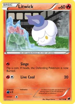 Litwick card from Plasma Freeze, number 14/116