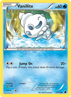 Vanillite card from Plasma Freeze, number 27/116
