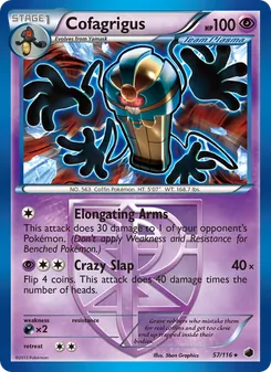 Cofagrigus card from Plasma Freeze, number 57/116
