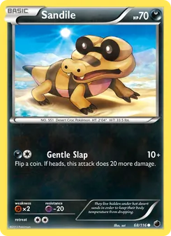 Sandile card from Plasma Freeze, number 68/116