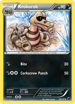 Krokorok card from Plasma Freeze, number 69/116