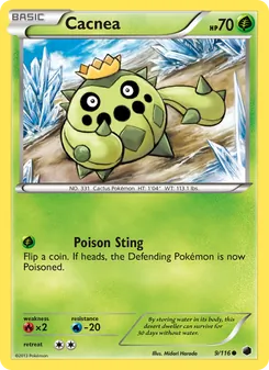 Cacnea card from Plasma Freeze, number 9/116
