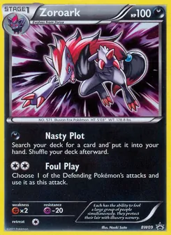 Kaart Zoroark uit BW Black Star Promos, nummer BW09/101