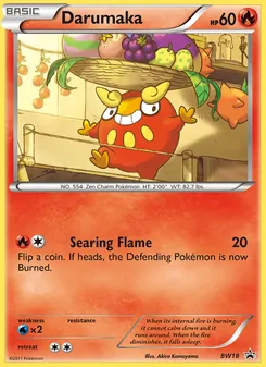Kaart Darumaka uit BW Black Star Promos, nummer BW18/101