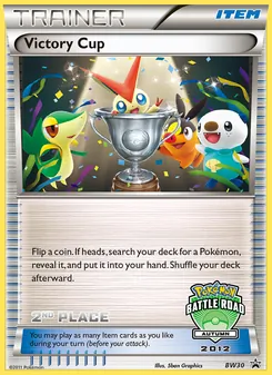 Kaart Victory Cup uit BW Black Star Promos, nummer BW30/101