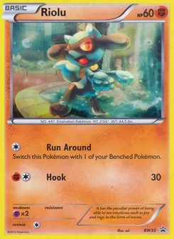 Kaart Riolu uit BW Black Star Promos, nummer BW33/101