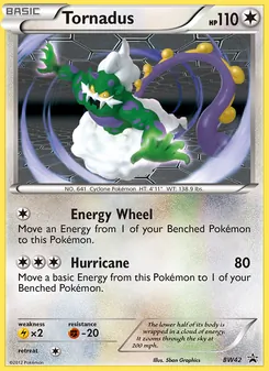 Kaart Tornadus uit BW Black Star Promos, nummer BW42/101