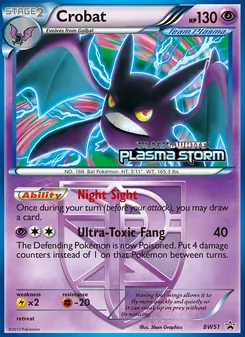 Kaart Crobat uit BW Black Star Promos, nummer BW51/101