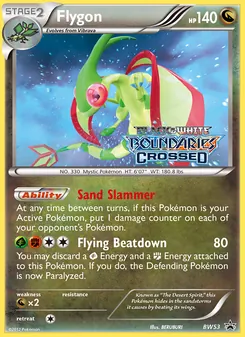 Kaart Flygon uit BW Black Star Promos, nummer BW53/101