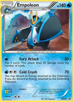 Kaart Empoleon uit BW Black Star Promos, nummer BW56/101