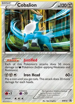 Kaart Cobalion uit BW Black Star Promos, nummer BW72/101