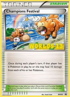 Kaart Champions Festival uit BW Black Star Promos, nummer BW95/101