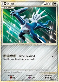 Dialga card from Call of Legends, number 3/95