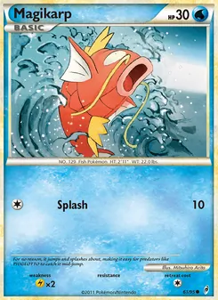Magikarp card from Call of Legends, number 61/95