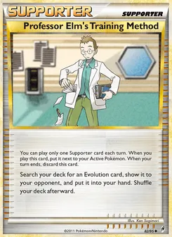 Professor Elm's Training Method card from Call of Legends, number 82/95
