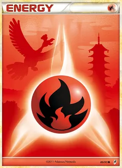 Fire Energy card from Call of Legends, number 89/95