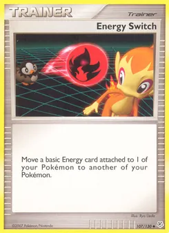 Energy Switch card from Diamond & Pearl, number 107/130