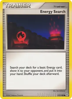 Energy Search card from Diamond & Pearl, number 117/130