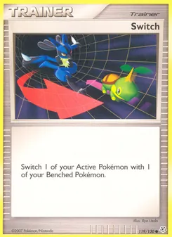 Switch card from Diamond & Pearl, number 119/130