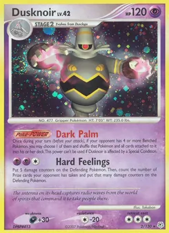 Dusknoir card from Diamond & Pearl, number 2/130