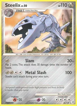 Steelix card from Diamond & Pearl, number 38/130