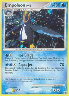Empoleon card from Diamond & Pearl, number 4/130