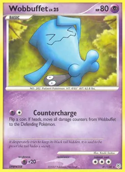 Wobbuffet card from Diamond & Pearl, number 41/130