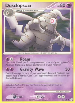 Dusclops card from Diamond & Pearl, number 47/130