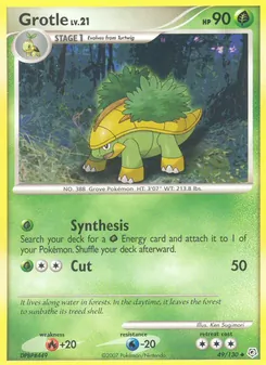 Grotle card from Diamond & Pearl, number 49/130