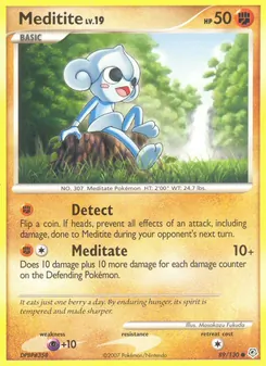Meditite card from Diamond & Pearl, number 89/130