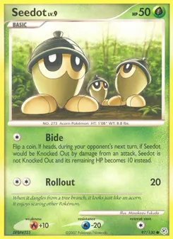 Seedot card from Diamond & Pearl, number 97/130