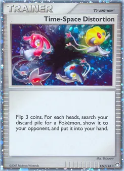 Time-Space Distortion card from Mysterious Treasures, number 124/123