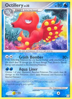 Octillery card from Mysterious Treasures, number 57/123