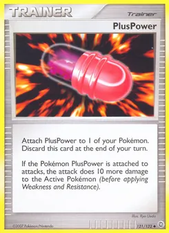 PlusPower card from Secret Wonders, number 121/132