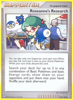 Roseanne's Research card from Secret Wonders, number 125/132
