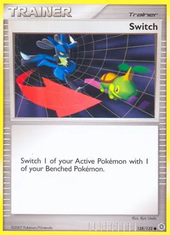 Switch card from Secret Wonders, number 128/132