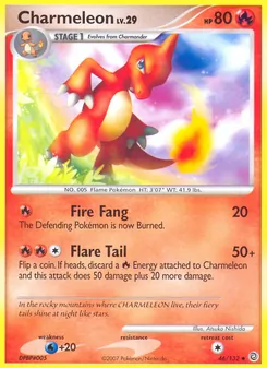 Charmeleon card from Secret Wonders, number 46/132