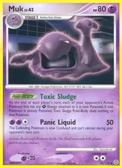 Muk card from Secret Wonders, number 56/132