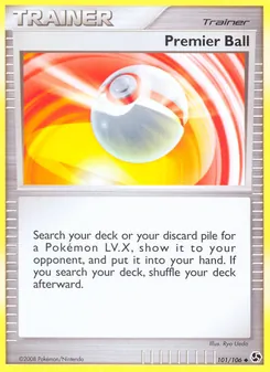 Premier Ball card from Great Encounters, number 101/106