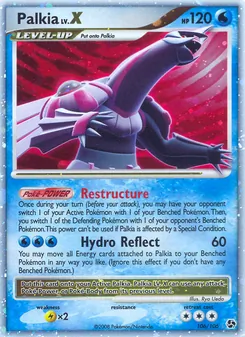 Palkia card from Great Encounters, number 106/106