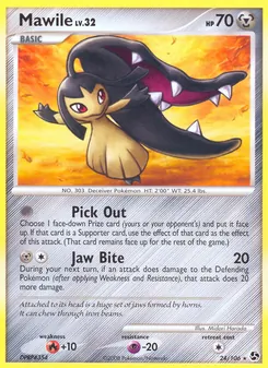 Mawile card from Great Encounters, number 24/106