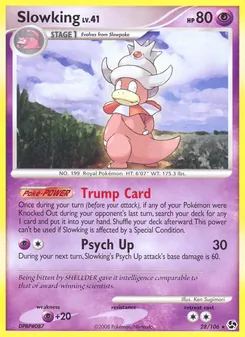 Slowking card from Great Encounters, number 28/106