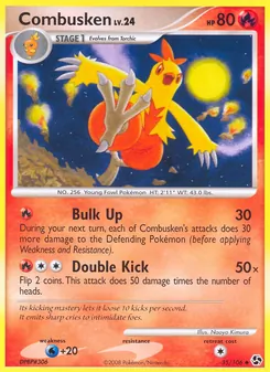 Combusken card from Great Encounters, number 35/106