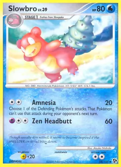 Slowbro card from Great Encounters, number 54/106