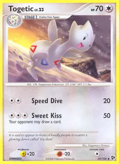 Togetic card from Great Encounters, number 55/106