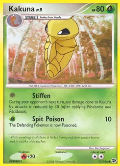 Kakuna card from Great Encounters, number 73/106
