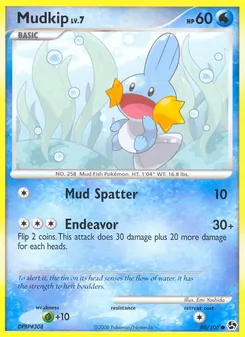 Mudkip card from Great Encounters, number 80/106